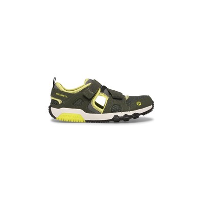 Сандалии Merrell Big Kid Hydro Free Roam Monarch Olive/Lime 1 M Кожаные сандалии