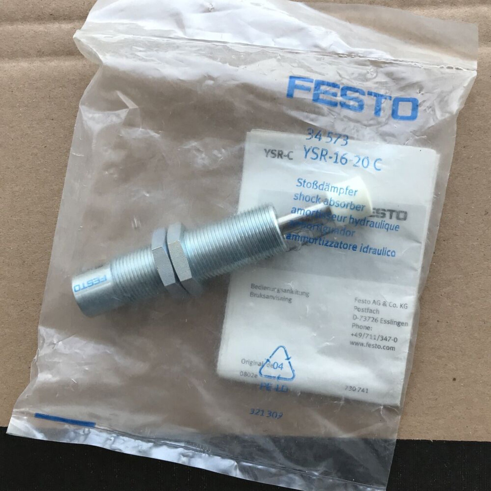 New YSR-16-20-C Festo 34573 Shock absorber Fast Shipping | eBay