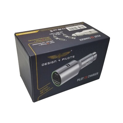 Aircraft Carbon Monoxide Detector CO Alarm and USB USB-C QC3.0 Fast Charger