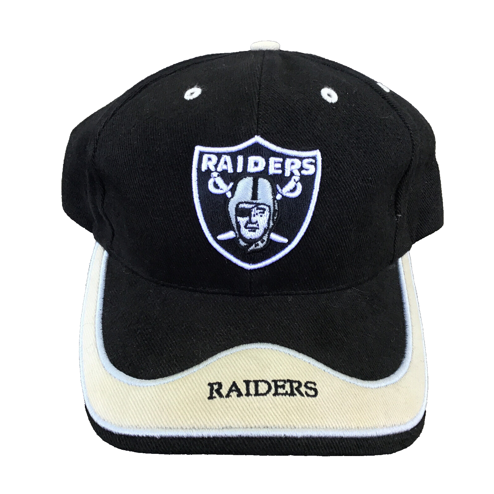 90s NFL Las Vegas Raiders vintageキャップ Vintage Raiders Sports Specialties Laser Snapback Hat 90s