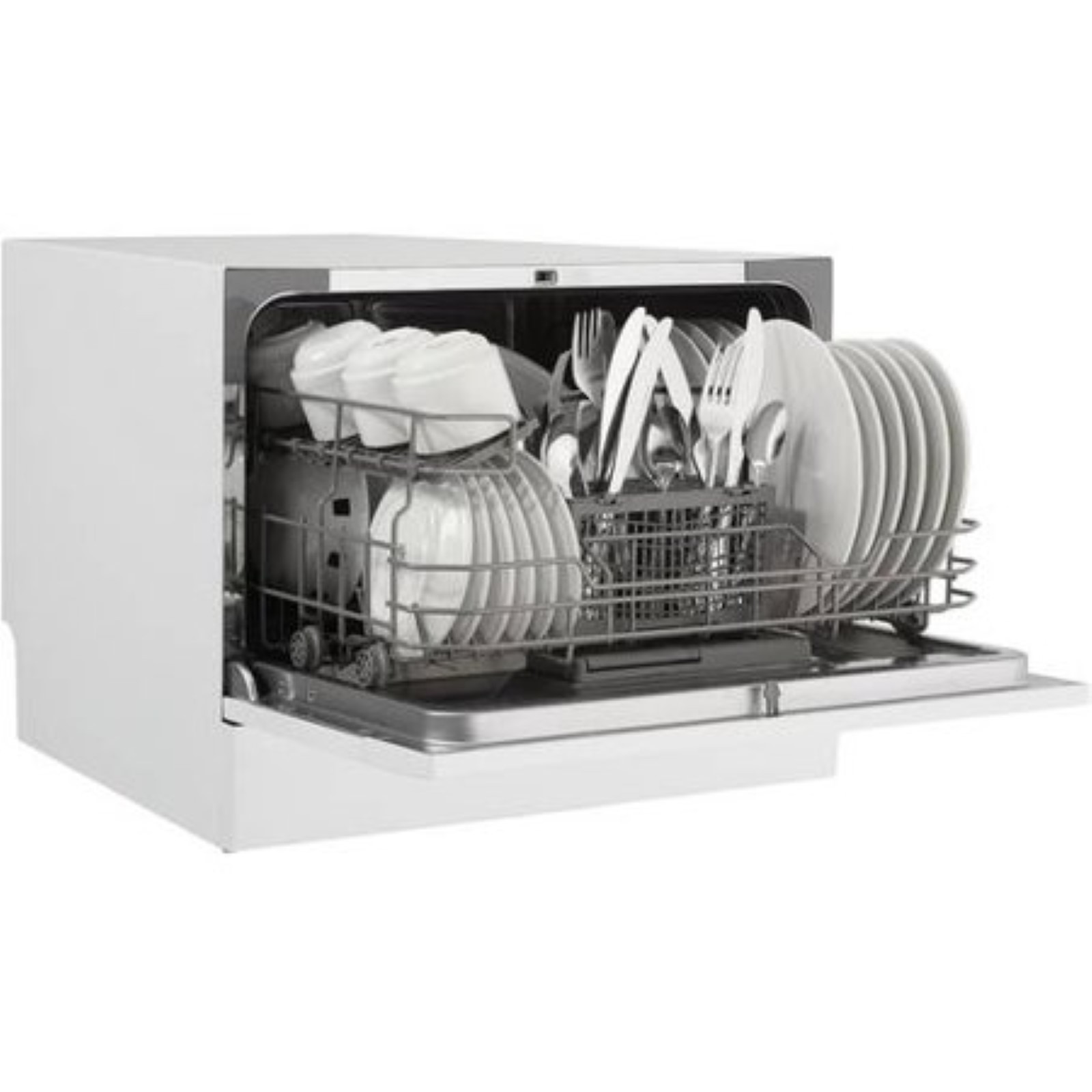 Dishwasher 6 Place Setting Compact Delay Start Countertop Home Kitchen Washing