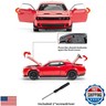 YMHAT Toy Cars 1/32 Dodge Challenger Die Cast Metal Toy Cars Hellcat Toy Car with Sound and Light Pull Back Hellcat Car for 3+ Year Old Boys and Kids