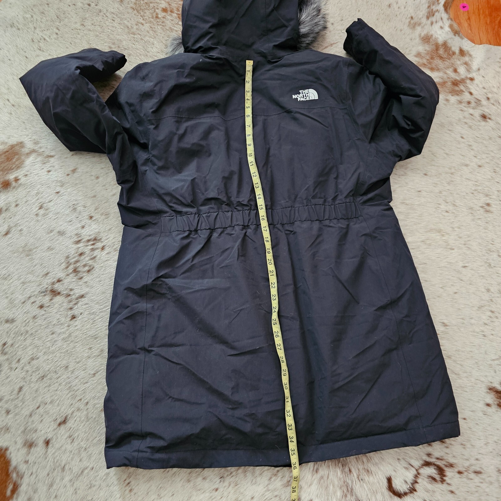Pre-owned The North Face Arctic Women's Waterproof 600 Down Parka Black Plus Size 2x