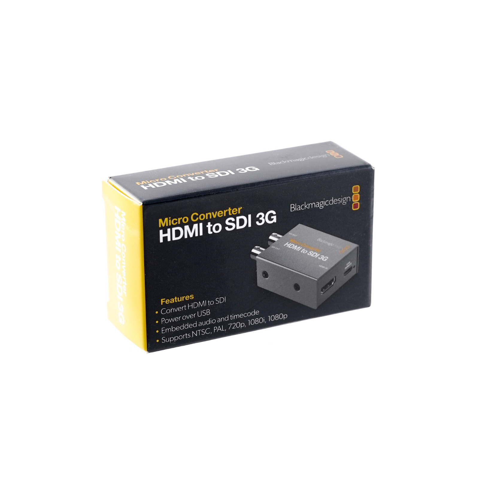 Blackmagic micro converter hdmi to sdi. Микро-конвертер blackmagicdesign micro converter sdi to hdmi 3g wpsu. • blackmagic micro converter hdmi to sdi 3g/12g.