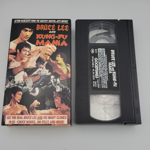 Bruce Lee And Kung-Fu Mania VHS VCR Video Tape Movie Used