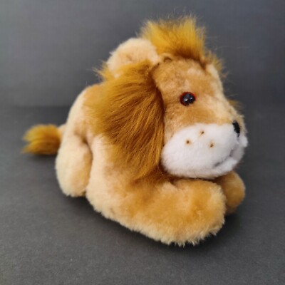 Vintage Russ Luv Pets Burgess Lion Plush Stuffed Toy 9'' 1979 New