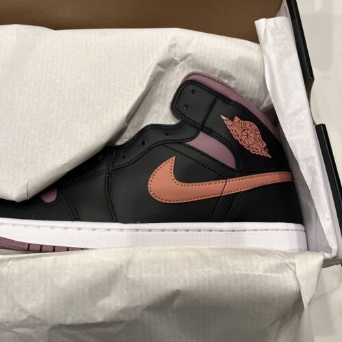 Nike Air Jordan 1 Mid SE Shoe Black Sky J Mauve FB9911-008 Nike Air Jordan 1 Mid SE Shoe Black Sky J Mauve FB9911-008