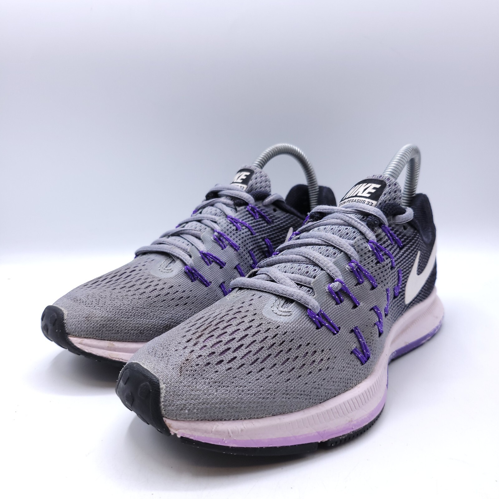 ナイキ　エアズームペガサス33 グレー Nike Air Zoom Pegasus 33 Athletic Running Shoe Womens Size