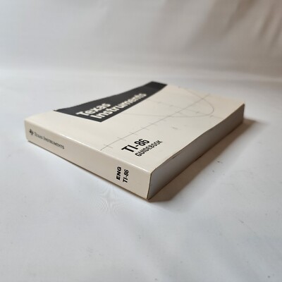 Texas Instruments TI-86 Guidebook (Manual)