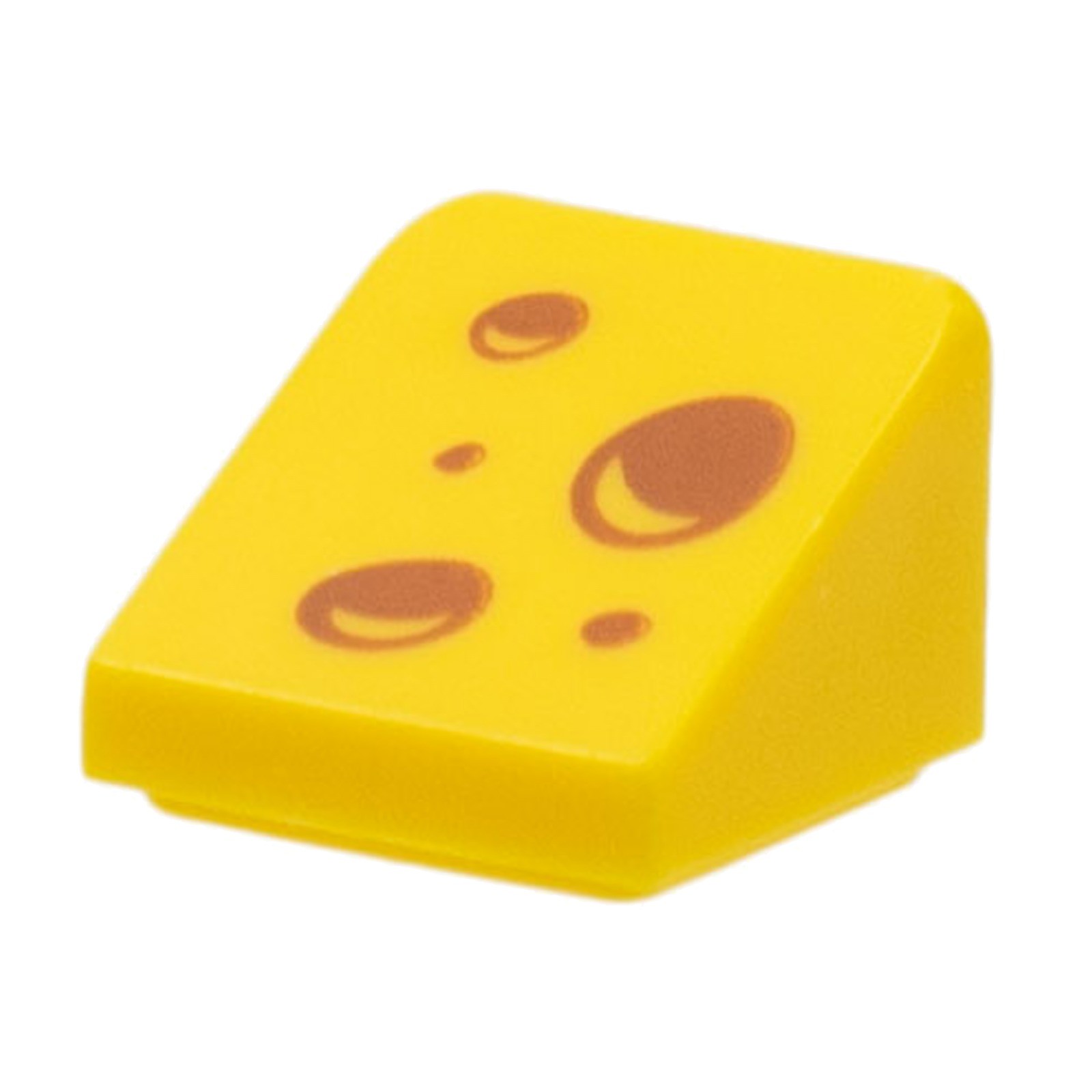 LEGO Gelb Schrägstein 30 1 x 1 x 2/3 mit Swiss Cheese…