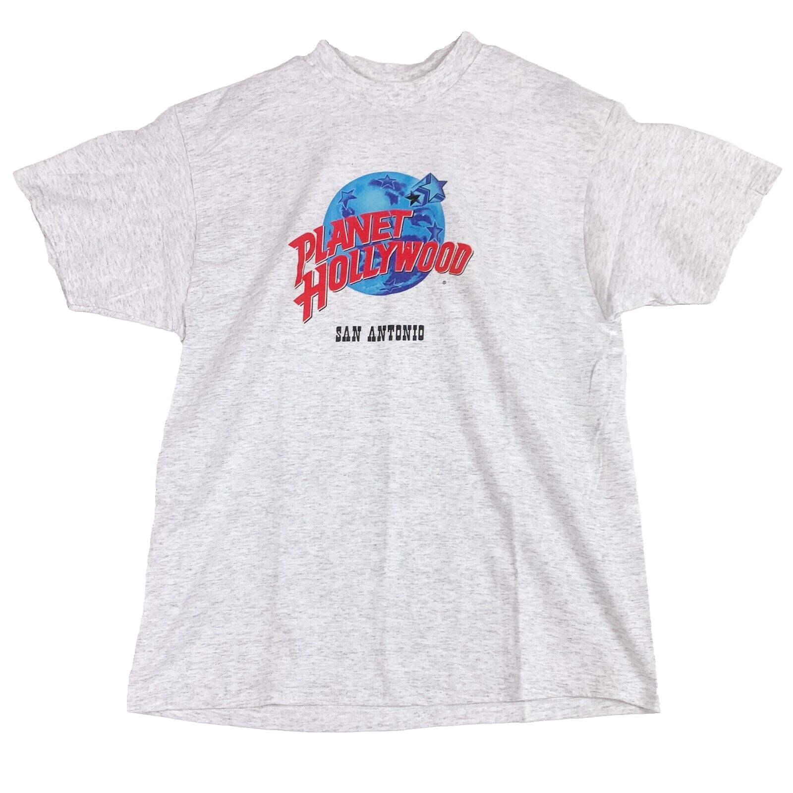 Vintage 90s Planet Hollywood San Antonio Gray Tee T-Shirt XL