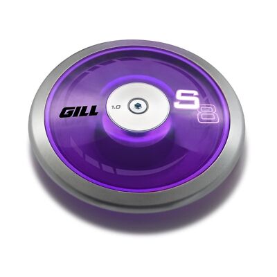 Gill Athletics S8 Spin Disc for Track - 1 KG Discus Training Equipment, 80% R...