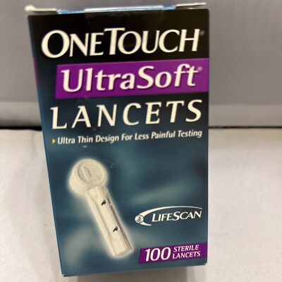 OneTouch Ultra Soft Lancets Box 100 Sterile