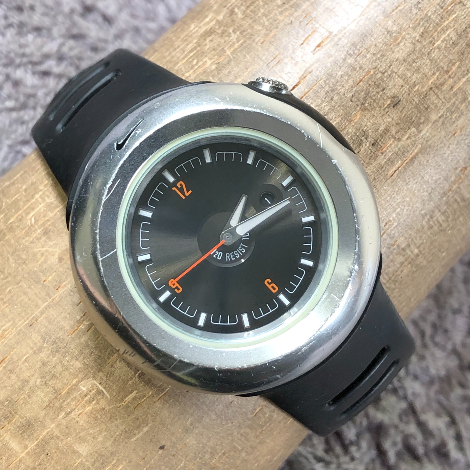 Nike Oregon Unisex WA0025 Sport Rubber Aluminum Case Quartz