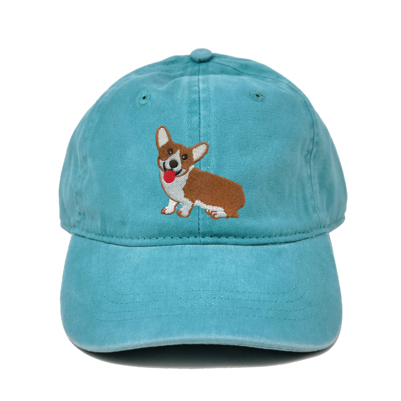 New Welsh Corgi dog embroidered dad hat, Corgi embroidered