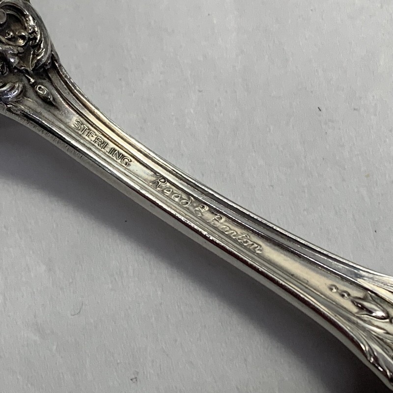Reed and Barton Sterling Flatware, Burgundy, Jelly Server, 6 1/4