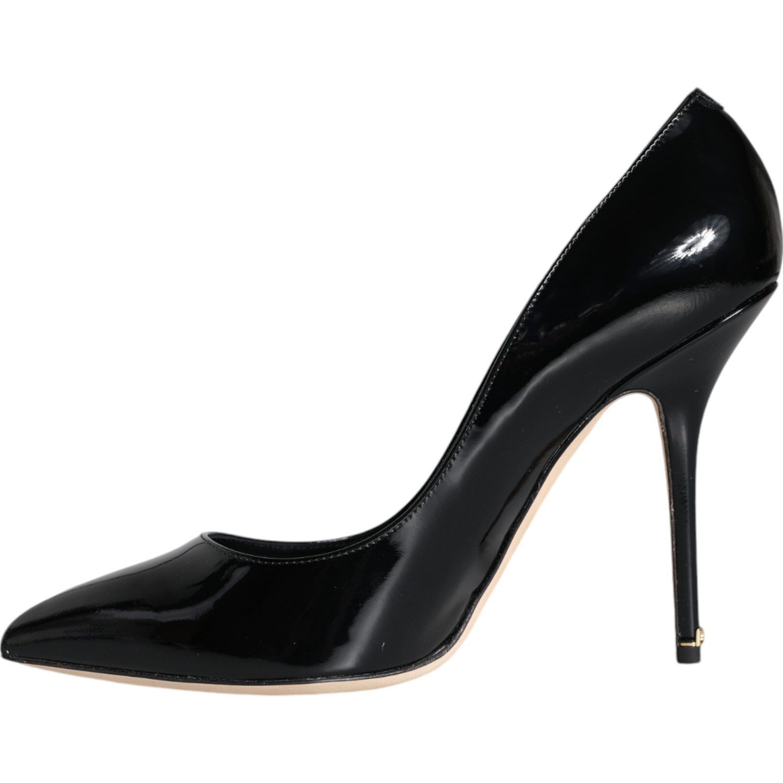 Pre-owned Dolce & Gabbana Shoes Black Patent Leather Bellucci Pumps Heels S. Eu36 / Us5.5