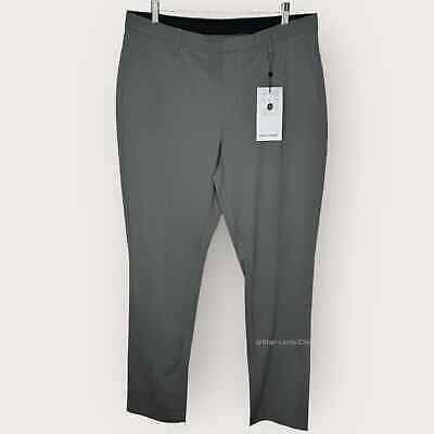 Ministry of Supply Kinetic Tapered Pants | Size 36 Gray Stretch Techwear Comfort