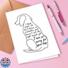PTRUKD, Pet Sympathy Cards for Dog | Sympathy Card for loss of Dog, Suitable for Pet Loss, Mourning and Missing Messages
