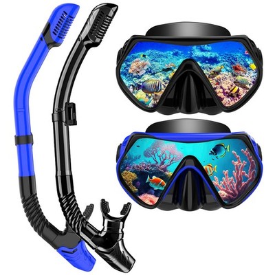 Snorkeling Gear for Adults, DryTop Snorkel Set Scuba Diving ma...