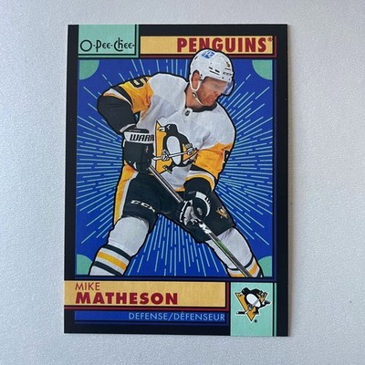 2022 O-Pee-Chee Hockey #314 Mike Matheson Retro Black Border