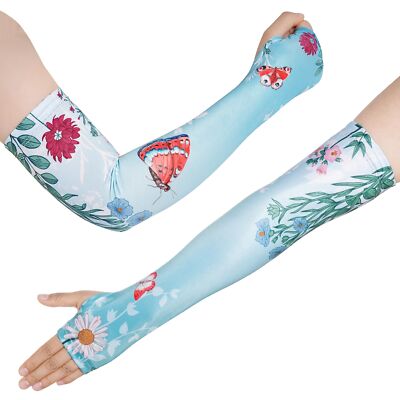Farmers Defense Gardening Sleeves for Women Thorn Proof Arm Cooling Sun Protect