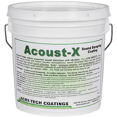 Acry-Tech Acoust-X 1 Gal Absorption Coating Paintable Dampin