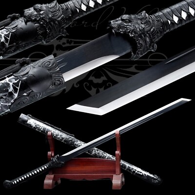 111 cm Handmade Katana/Collectible Sword/High Manganese Steel/Full Tang/Sharp