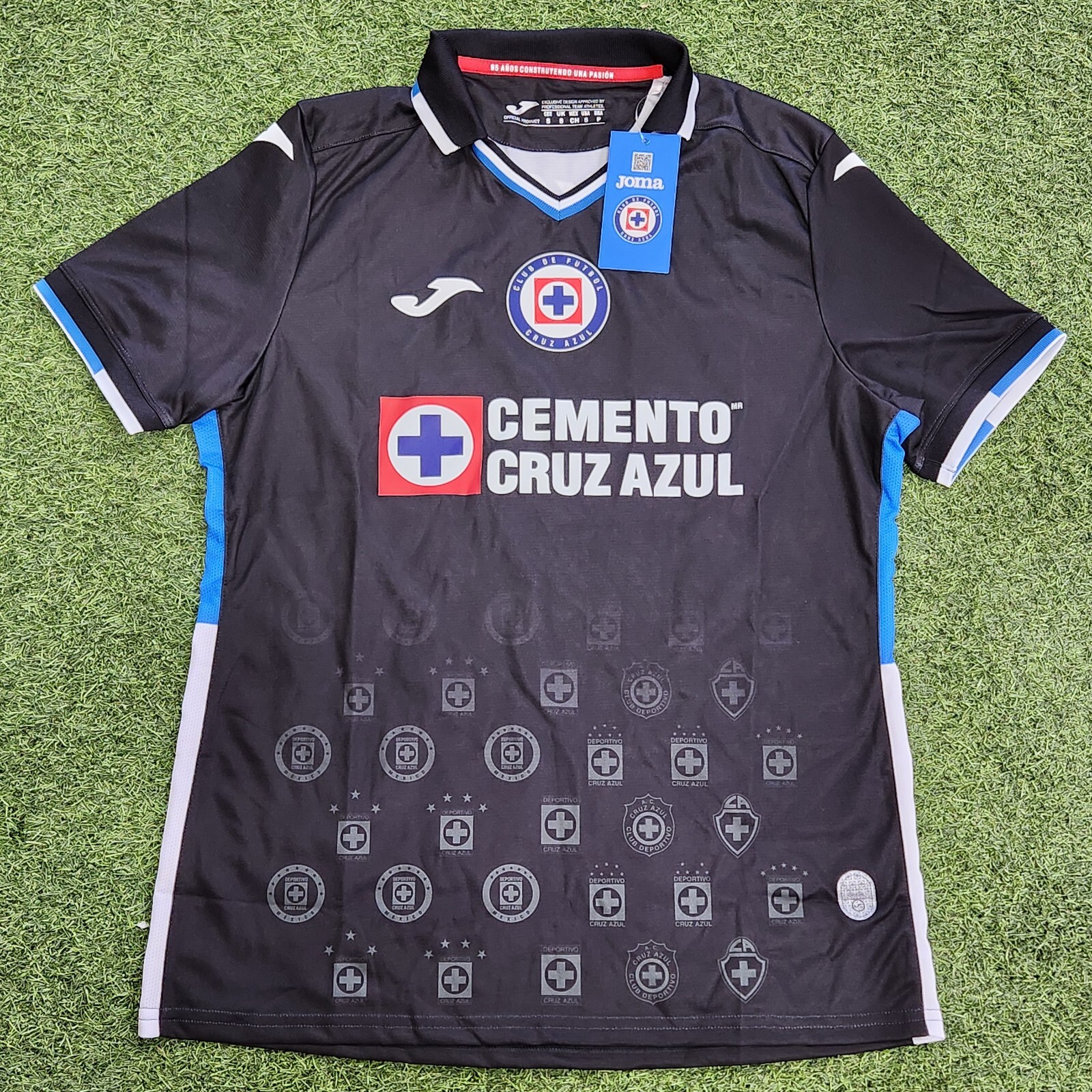 Joma Cruz Azul Third 22-23 Men's Jersey Black-White | eBay Joma Cruz Azul Third 22-23 Men's Jersey Black-White | eBay