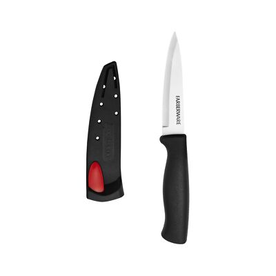 Farberware 5163375 Edgekeeper 3.5IN Paring Knife, Black