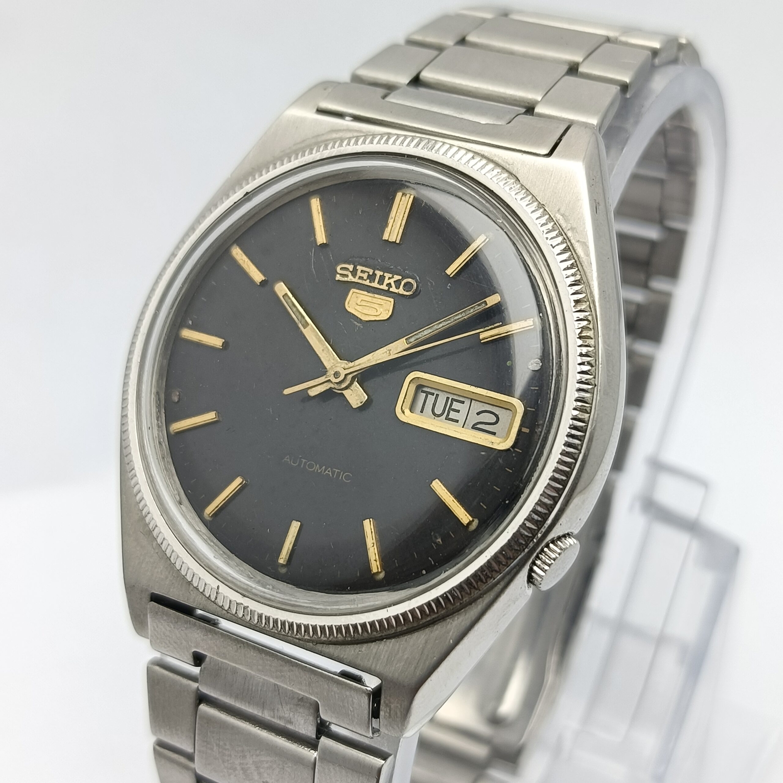 Seiko 5 Automatic 7009-3140 Day Date Vintage Men's Watch