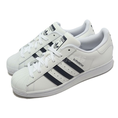 

adidas Originals Superstar Белая темно-синяя мужская повседневная обувь унисекс GX6320, Белый, Superstar