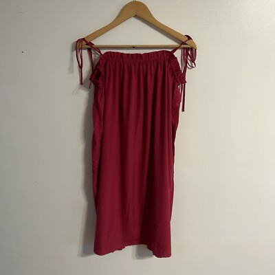 BNWT Vero Moda Cami Dress Tie Shoulder Size XL Pink