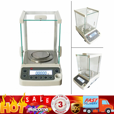 120 x 0.0001g 0.1mg Digital Electronic Analytical Balance Precision Lab Scale