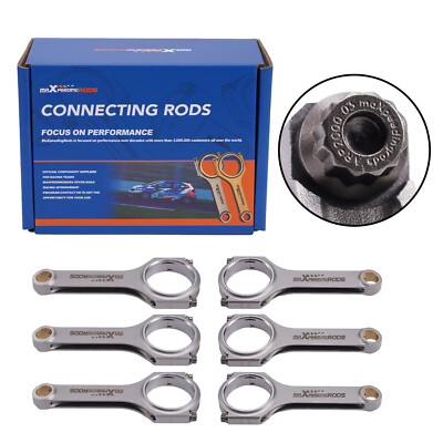 H-Beam Connecting Rods Pleuel Bielles ARP 2000 for BMW N55B30 S55B30 5.681