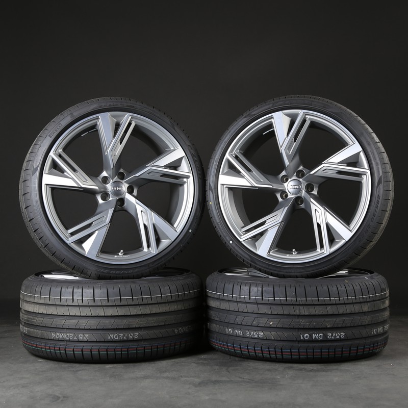オリーです！6/2まで Original Audi RS6 RS7 C8 F2 Summer Wheels 22 Inch Trapezoid