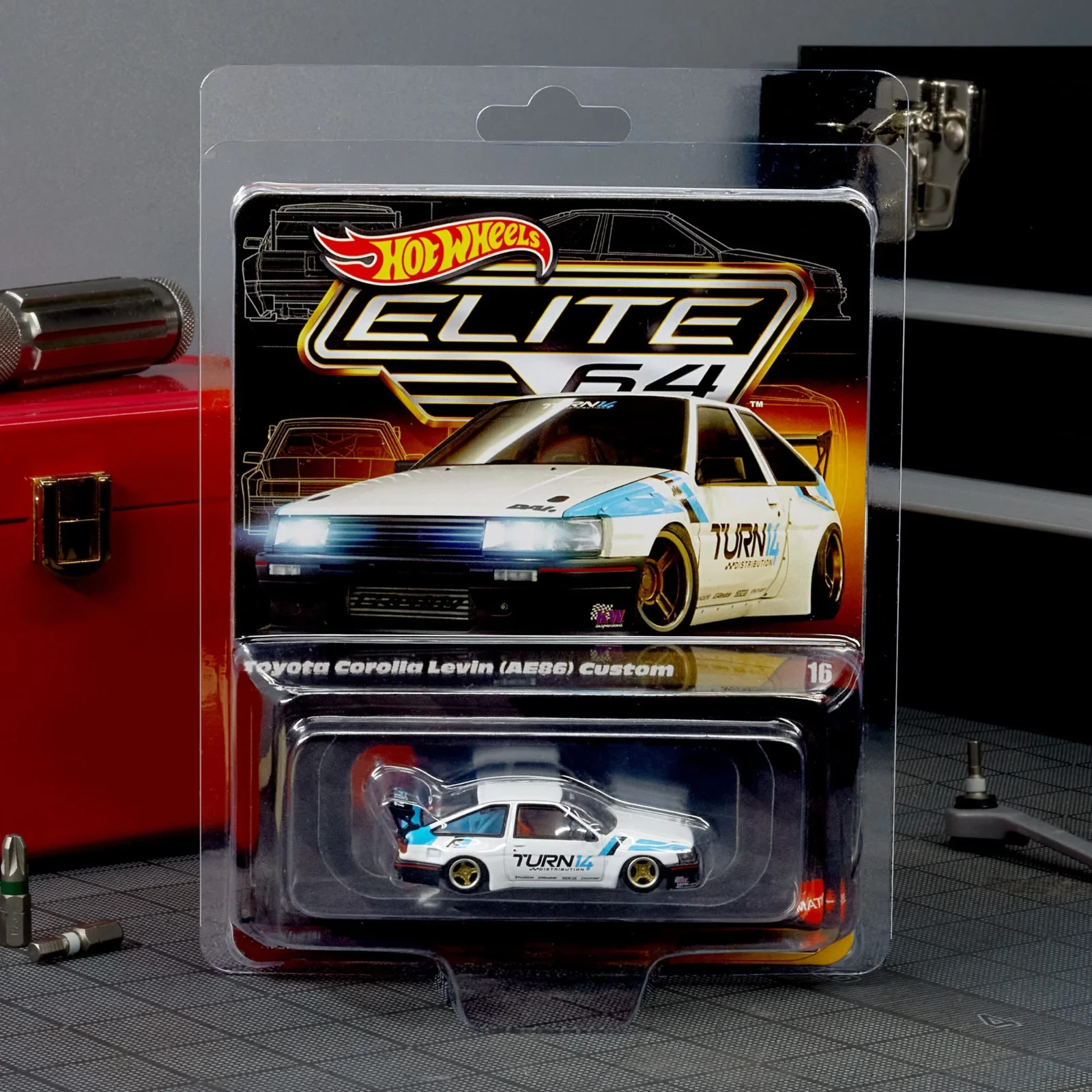 ミニカー Hot Wheels Elite 64 Toyota Corolla Levin Hot Wheels Collectors Elite 64 Toyota Corolla Levin (AE86