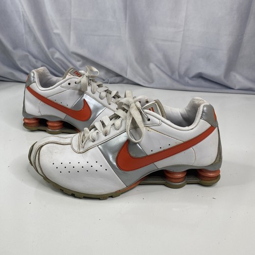 Nike Shox Turbo II White & Orange Women's Size 9.5 343907