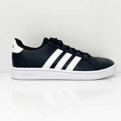 

Adidas Boys Grand Court EF0102 Черные повседневные кроссовки, размер 2, Черный, Grand Court