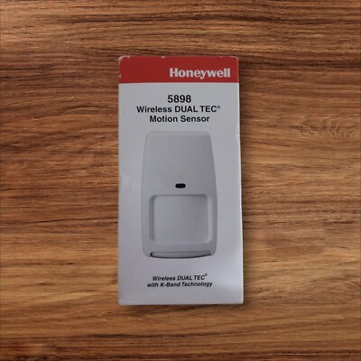 Brand New Honeywell 5898 Wireless DUAL TEC Motion Sensor, 50' x 60' Max Range