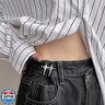 YOOHUA 12 Sets Adjustable Star Button Pant Waist Tightener, Adjustable Waist Buckle Sets No Sew Detachable Decorative Waist Buckles, Jean Buttons Pins for Loose Jeans, Pants, Skirts, Sleeves