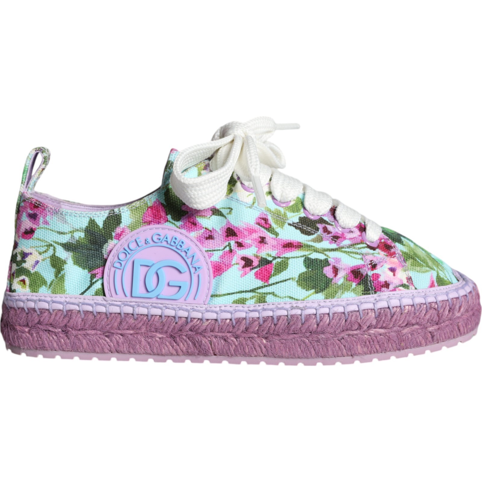 DOLCE & GABBANA Shoes Multicolor Canvas Floral Espadrilles DOLCE & GABBANA Shoes Multicolor Canvas Floral Espadrilles