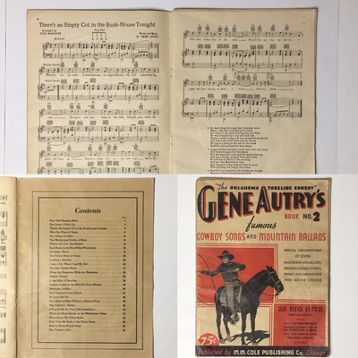 Country Western Gene Autry Sheet Music