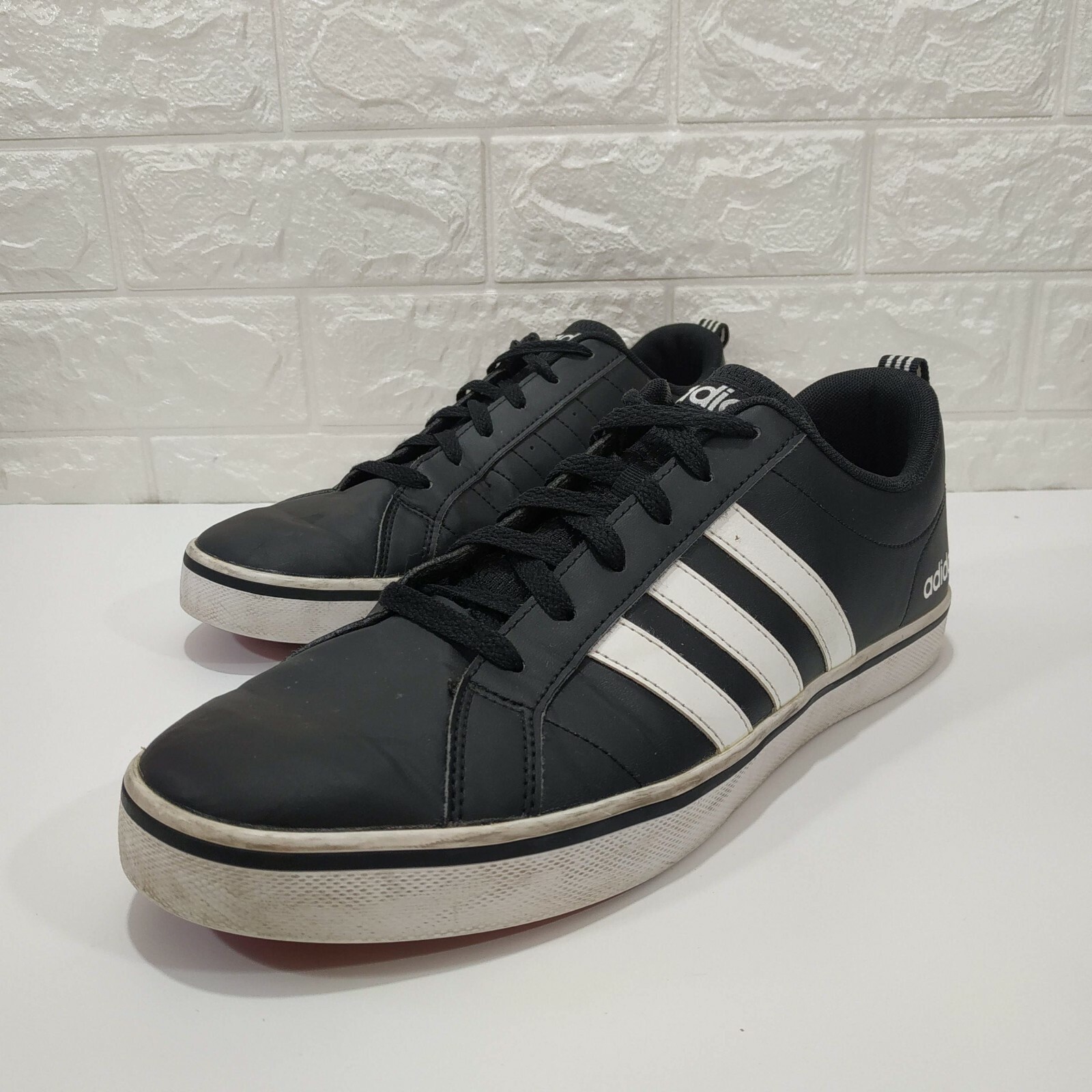 Adidas VS Pace Sneakers Mens US 10.5 EUR 44.3 Classic Black Leather B74494  VGC | eBay