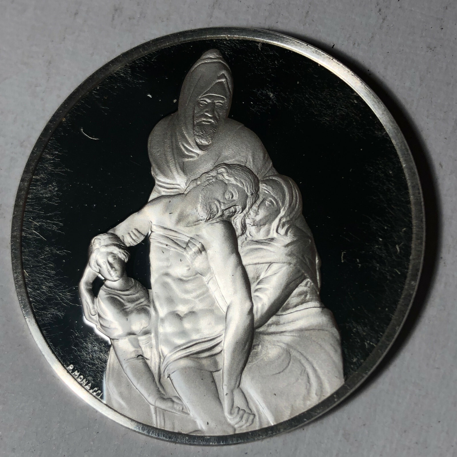La Pieta　バチカン 銀メダル Pieta of Florence, The Genius of Michelangelo 1.26oz