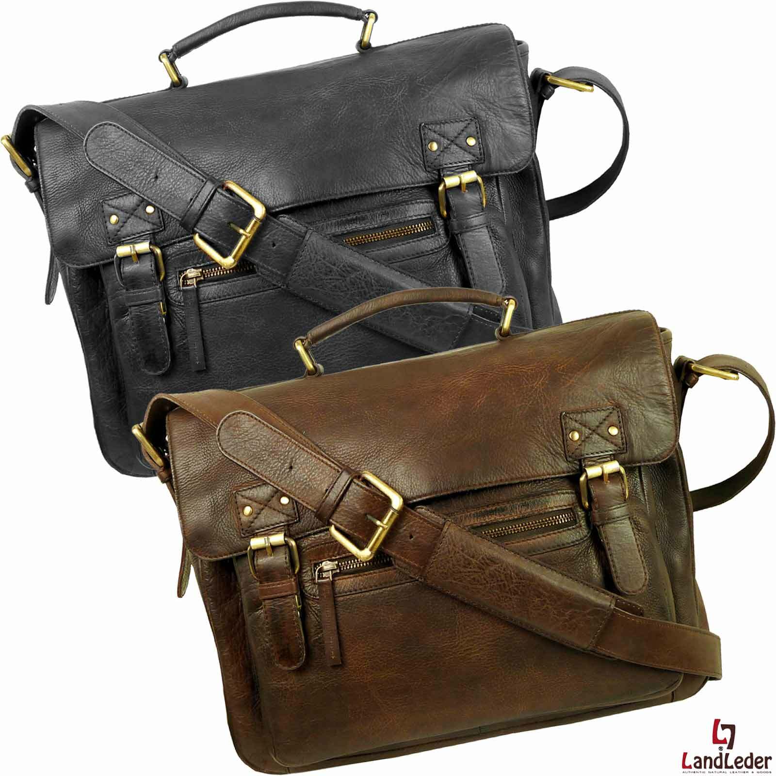 LandLeder Laptoptasche Damen Herren Business Aktentasche für Trolley Cambridge