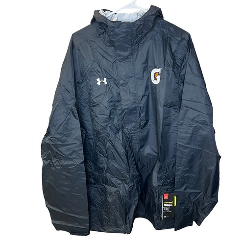 Under Armour Gatorade Mens Hooded Wind Breaker Storm Rain Jacket 2XL MSRP $119.