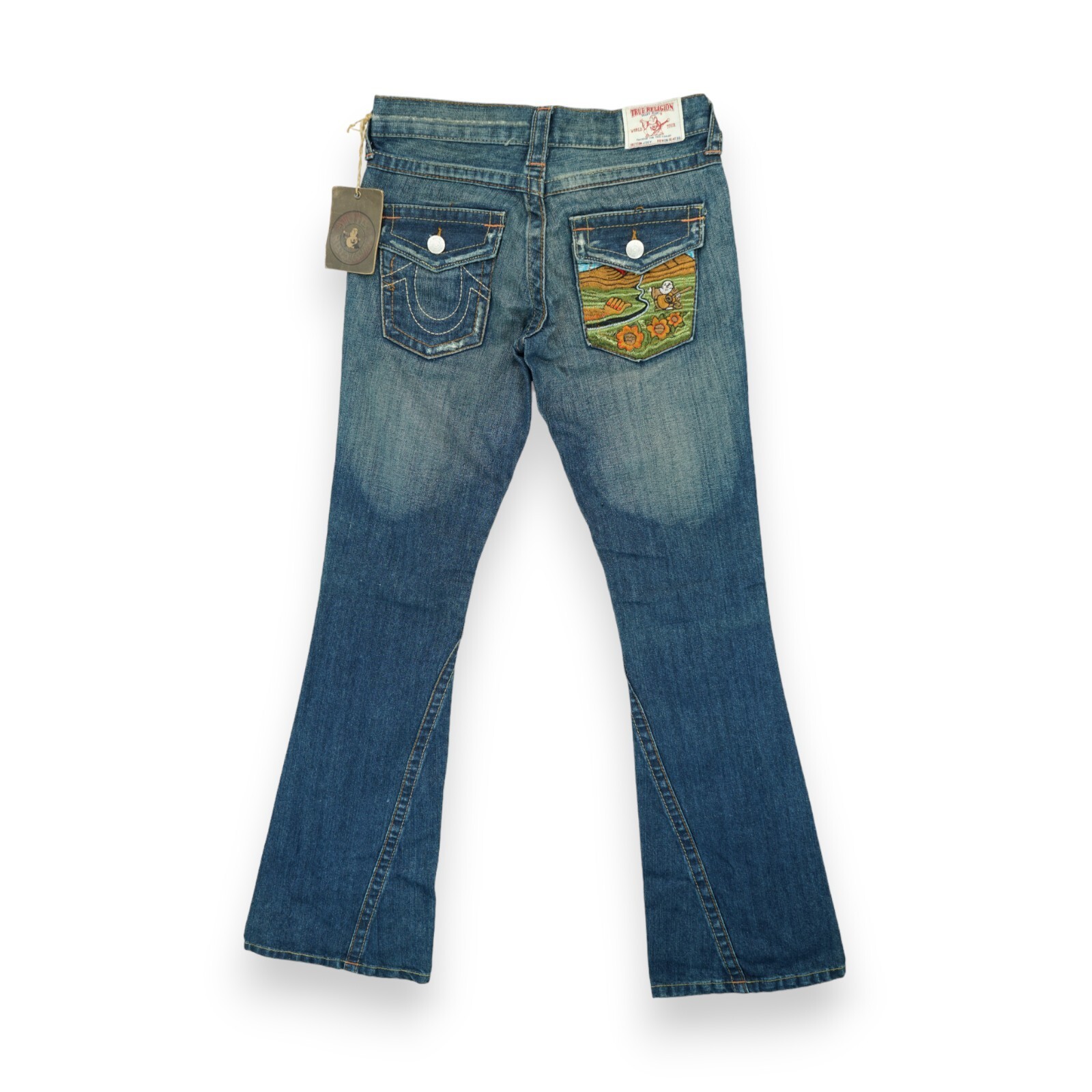 NWT VTG True Religion Y2K Joey Buddha Embroidered Women's NWT VTG True Religion Y2K Joey Buddha Embroidered Women's