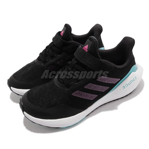 

Adidas EQ21 Run EL K Черный Розовый Белый Синий Ремешок для детей дошкольного бега H01876, Eq21 Run El K