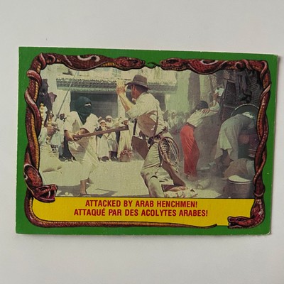 1981 O-Pee-Chee Raiders of the Lost Ark #35 Attacked by Arab henchmen
